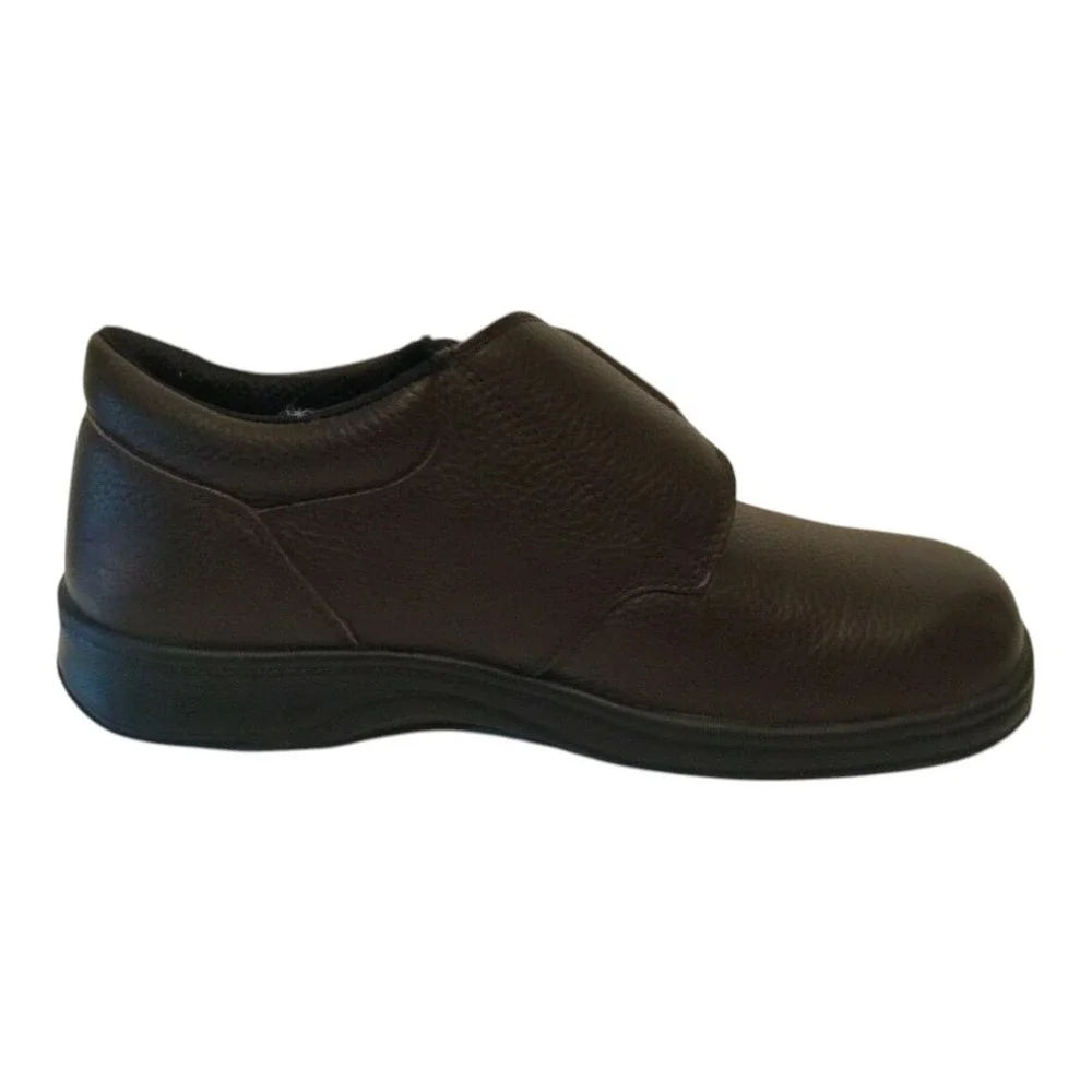 Orthofeet Broadway Men's Orthodic Comfort Shoes Size 8.5W Brown Pebble Leather